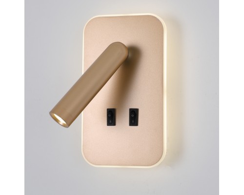 Бра Favourite 4498-2W Bedside LED*3W + LED*5W, 480LM, 4000K , switch D65*W105*H185мм