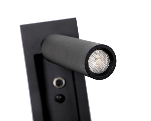 Бра Favourite 4494-1W Bedside LED*3W, 200LM, 4000K , switch D65*W55*H155мм