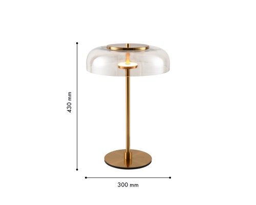 Настольная лампа Favourite 4258-1T Brandy LED*6.6W, 720LM, 4000K, switch D300*H445мм