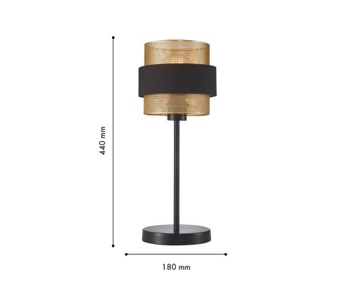 4778-1T, настольный светильник, D180xH440, 1xE27x40W, excluded