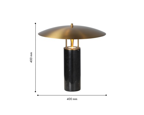 Настольная лампа Favourite 4246-1T Marmo LED*7W, 1300LM, 4000K, switch D400*H400мм