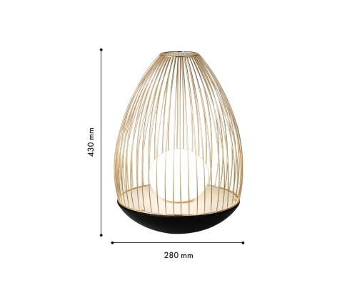 Настольная лампа Favourite 4241-1T core LED*7W, 650LM, 4000K, switch D280*H430мм