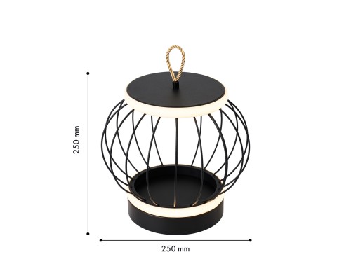 Настольная лампа F-Promo 4435-2T Korg LED*12W, 1200LM, 3000-6000K, выключатель D250*H250мм