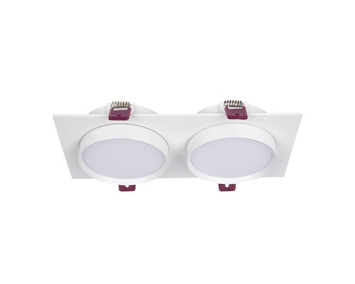 Врезной светильник Favourite 4649-2C Vasto 2*GX53LED*9W, IP20 L215*W108*H37, вр.от.L186*W92мм