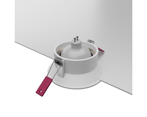 Врезной светильник Favourite 4523-1C Lamppu 1*GU10*35W, IP20 D86*H39, вр.от.D75мм