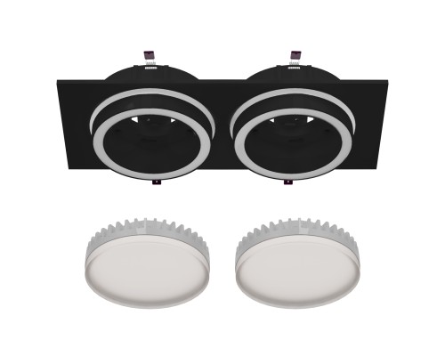 Врезной светильник Favourite 4651-2C Vasto 2*GX53LED*9W, IP20 L215*W108*H44, вр.от.L186*W92мм