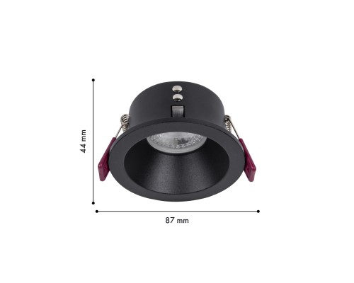 Врезной светильник Favourite 4529-1C Soggy 1*GU10*35W, IP44 D87*H44, вр.от.D75мм