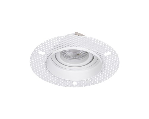 Врезной светильник под штукатурку Favourite 4533-1C Lamppu 1*GU10*35W, IP20 D125*H36, вр.от.D80мм