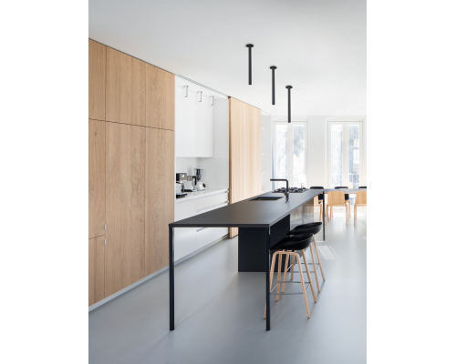 Врезной светильник Favourite 2234-1U Clivo 1*LED*5W, 400LM, 4000K D75*H330, вр.от.D65мм