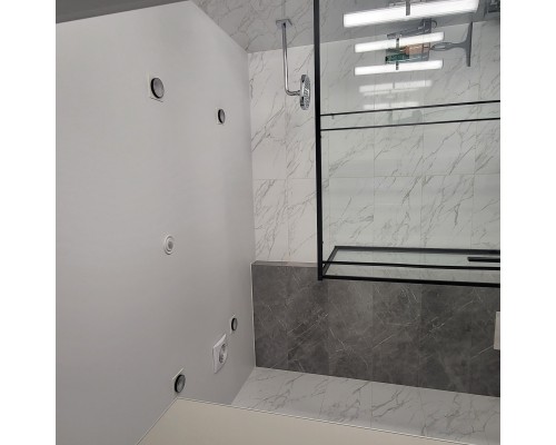 2888-1C, врезной светильник, L95xW95xH40, cutout:D75, 1xGU10LEDx7W