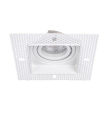 4534-1C, врезной светильник под штукатурку, L125xW125xH36, cutout:L80xW80, 1xGU10x35W, IP20, excluded