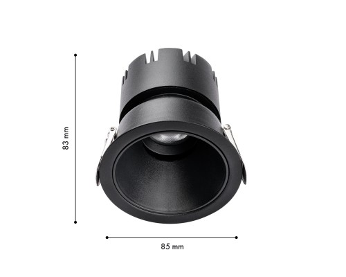 4785-1C, врезной светильник, D85xH83, cutout:D75, LEDx9W,585LM, 3000/4000/6000K, CRI>90, beam angle:45, included