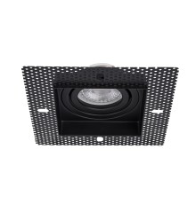 4536-1C, врезной светильник под штукатурку, L125xW125xH36, cutout:L80xW80, 1xGU10x35W, IP20, excluded