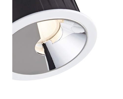 Врезной светильник Favourite 4428-1C Halv LED*20W, 840LM, 3000K, IP20, CRI>90 D110*H88, вр.от.D100мм