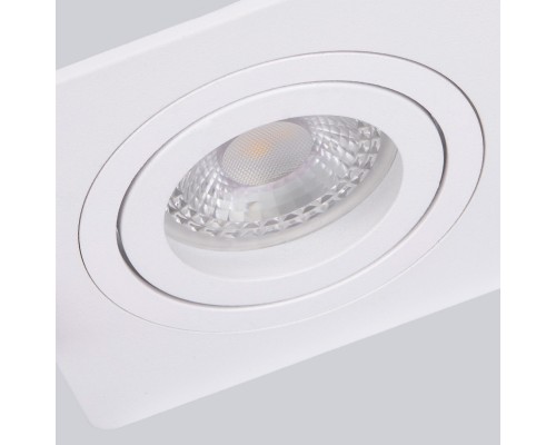 Врезной светильник Favourite 4542-1C Lamppu 1*GU10*35W, IP20 L92*W92*H28, вр.от.D80мм