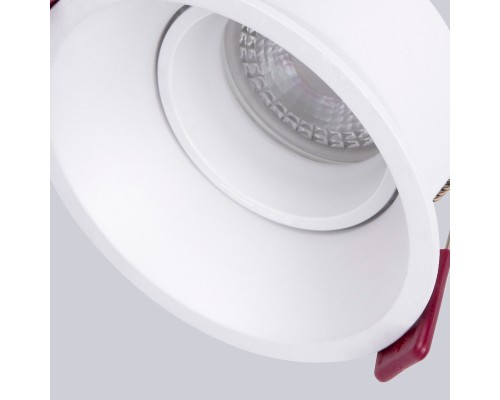 Врезной светильник Favourite 4520-1C Lamppu 1*GU10*35W, IP20 D93*H45, вр.от.D83мм