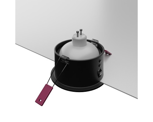 Врезной светильник Favourite 4529-1C Soggy 1*GU10*35W, IP44 D87*H44, вр.от.D75мм