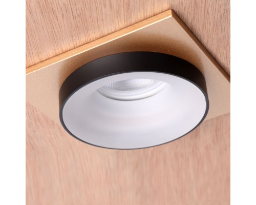 2887-1C, врезной светильник, L95xW95xH40, cutout:D75, 1xGU10LEDx7W