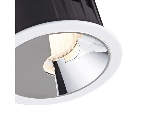 Врезной светильник Favourite 4430-1C Halv LED*20W, 840LM, 4000K, IP20, CRI>90 D110*H88, вр.от.D100мм