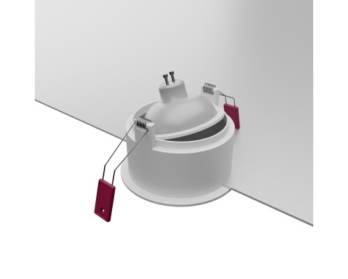 Врезной светильник Favourite 4546-1C Lamppu 1*GU10*35W, IP20 D80*H56, вр.от.D75мм