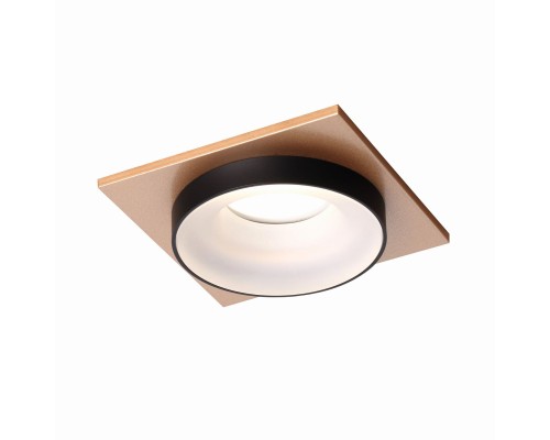 2887-1C, врезной светильник, L95xW95xH40, cutout:D75, 1xGU10LEDx7W