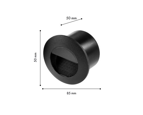 Врезной светильник Favourite 4397-2W Voland LED*3W, 263LM, 3000K, IP66 D85*H50, вр.от.D70мм