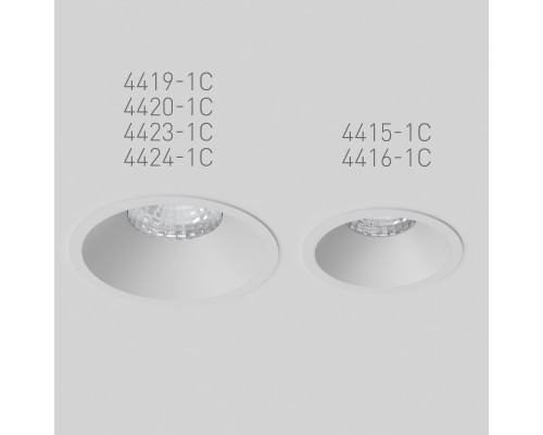 Врезной светильник Favourite 4415-1C Mortise LED*7W, 600LM, 3000K, IP20, CRI>90, beam angle:36 D65*H70, вр.от.D55мм