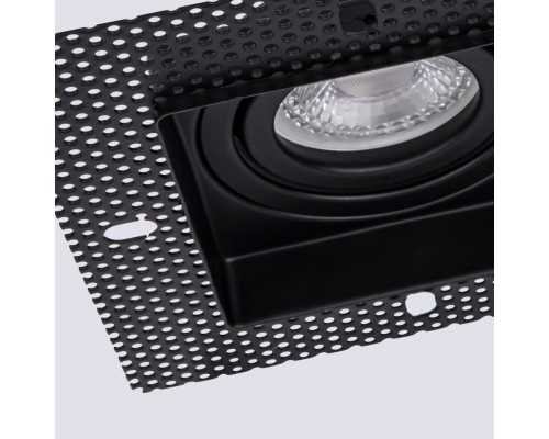 Врезной светильник под штукатурку Favourite 4536-1C Lamppu 1*GU10*35W, IP20 L125*W125*H36, вр.от.L80*W80мм