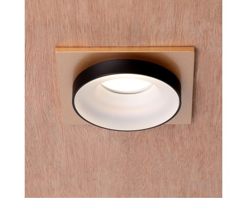 2887-1C, врезной светильник, L95xW95xH40, cutout:D75, 1xGU10LEDx7W