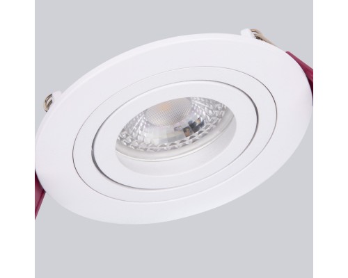 Врезной светильник Favourite 4541-1C Lamppu 1*GU10*35W, IP20 D92*H28, вр.от.D80мм