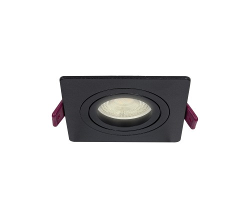 Врезной светильник Favourite 4646-1C Lamppu 1*GU10*35W, IP20 L92*W92*H28, вр.от.D80мм