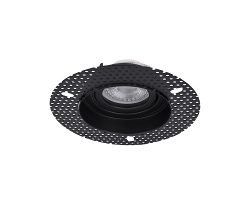 Врезной светильник под штукатурку Favourite 4535-1C Lamppu 1*GU10*35W, IP20 D125*H36, вр.от.D80мм