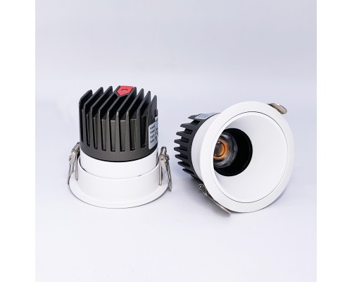 Врезной светильник Favourite 4423-1C Mortise LED*12W, 1020LM, 3000K, IP20, CRI>90, beam angle:36 D85*H75, вр.от.D75мм