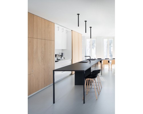 Врезной светильник Favourite 2234-1U Clivo 1*LED*5W, 400LM, 4000K D75*H330, вр.от.D65мм