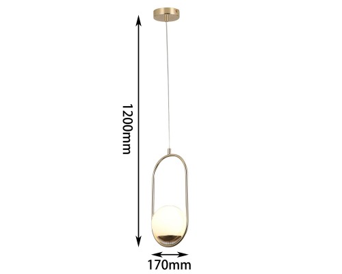 Подвес F-Promo 2913-1P Mars 1*E27*60W D170*H340/1200мм