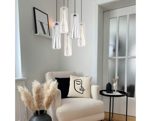 Подвес Favourite 4627-1P Striata LED*20W, 1360LM, 4000K D150*H500/1500мм