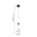 Подвес Favourite 4492-1P Lyfta LED*4W + LED*3W, 420LM, 4000K D160*H1300/1800мм