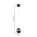 Подвес Favourite 4326-1P Ballonger LED*5W, 400LM, 4000K D120*H255/1800мм