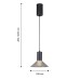 Подвес F-Promo 4622-1P Feris 1*LED*6W, 480LM, 3000K D180*H400/1480мм