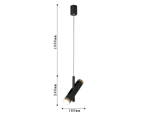 Подвес Favourite 2324-2P Duplex 2*LED*3W, 480LM, 4000K included W180*H240/1240мм