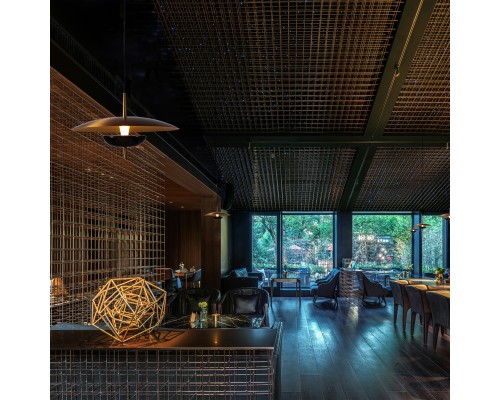 Подвес Favourite 4246-1P Marmo LED*20W, 1300LM, 4000K D400*H365/1700мм