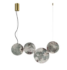 4447-4P, подвесная люстра, L700xW80xH1930, LEDx32W, 670LM, 4000K, included