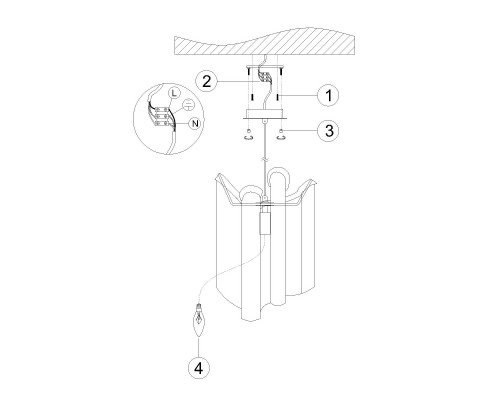 Подвес Favourite 1156-1P Multivello 1*E14*40W D280*H420/1420мм