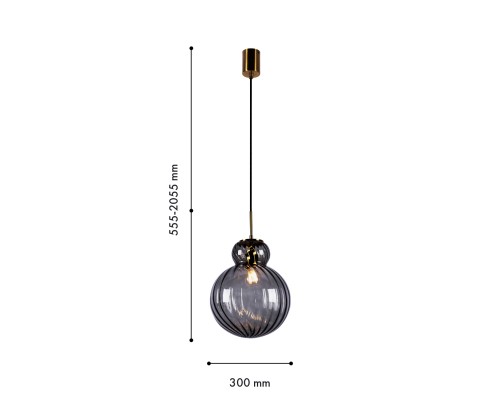 Подвес Favourite 4269-2P Ortus 1*E27*40W D300*H555/2055мм