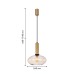 Подвес F-Promo 4358-1P Dubbel 1*E27*40W D260*H440/1940мм
