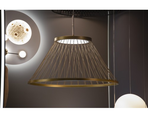 Подвес Favourite 4634-6P Fibra LED*16W, 600LM, 4000K D600*H400/1500мм