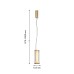 Подвес Favourite 4244-1P Bones LED*12W, 294LM, 4000K D165*H575/1800мм
