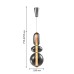 Подвес Favourite 4254-3P Vapor LED*24W, 1920LM, 4000K D250*H795/2295мм