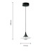 Подвес Favourite 4656-1P Wilet LED*6W, 420LM, 4000K D150*H1500мм