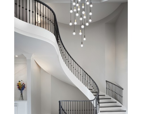 Подвес Favourite 4379-1P Kula LED*3W, 195LM, 4000K, CRI>90 D100*H320/2020мм